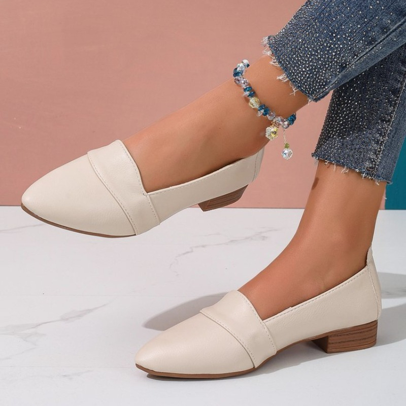 Mule Slip On - Kadınlar İçin Düz Renk, Sivri Burun,