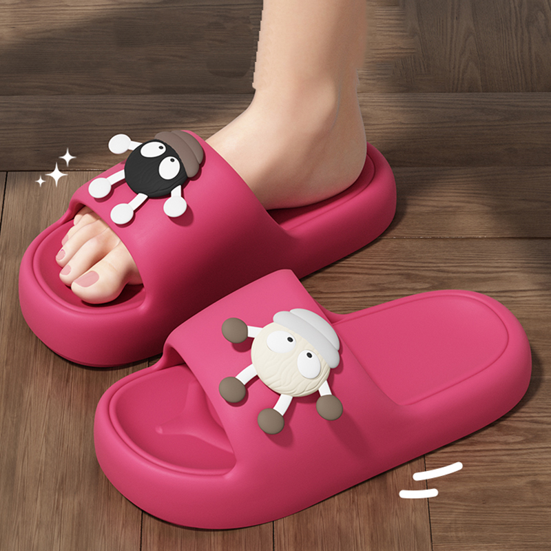 Mule Slip On - Güzel Karikatür Platform Terlik Kadın Yaz