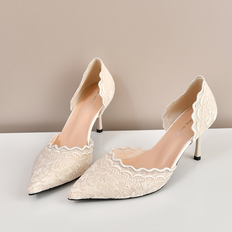 Dantelli Sivri Burunlu Yüksek  - Women'S Shoes Quality incelemesi ve fiyatı