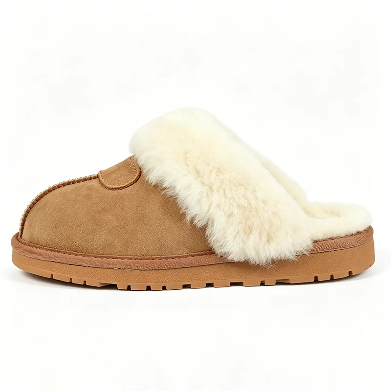 Kadınlar için doğal kürk terli - Mule Slip On incelemesi ve fiyatı