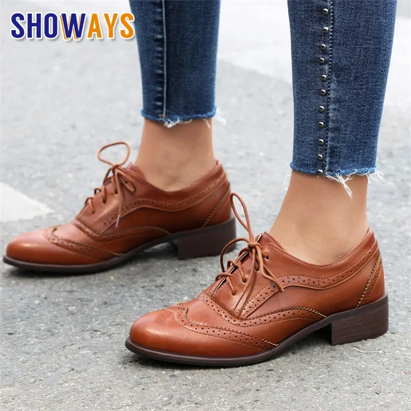 İngiliz Düz Kadın Oxford Ayakk - Oxford Lace Up Women incelemesi ve fiyatı