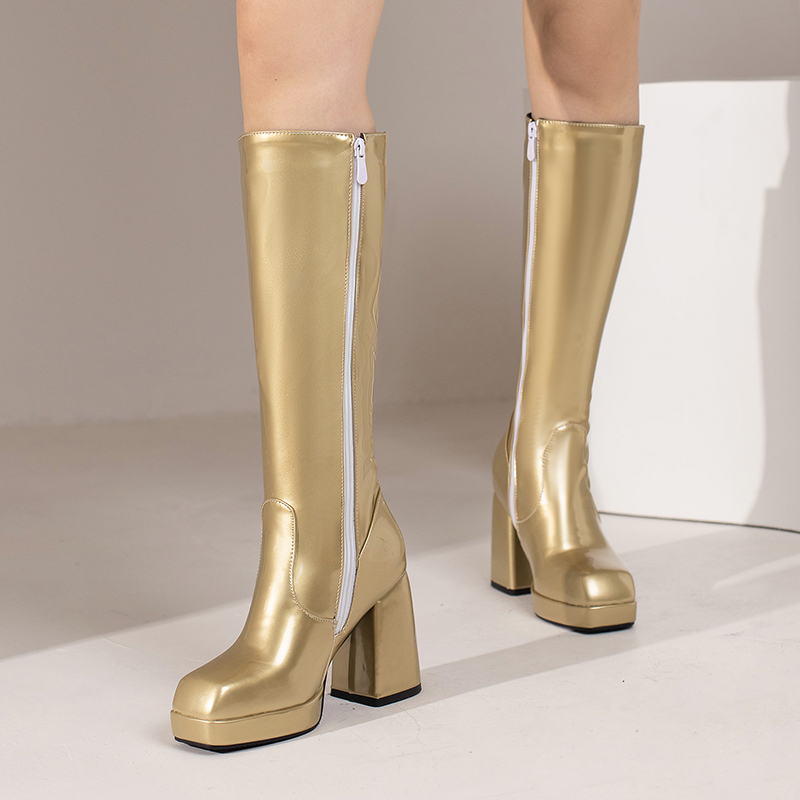 Yeşil Kış Kadın Platformu Diz  - Knee High Boots Women incelemesi ve fiyatı