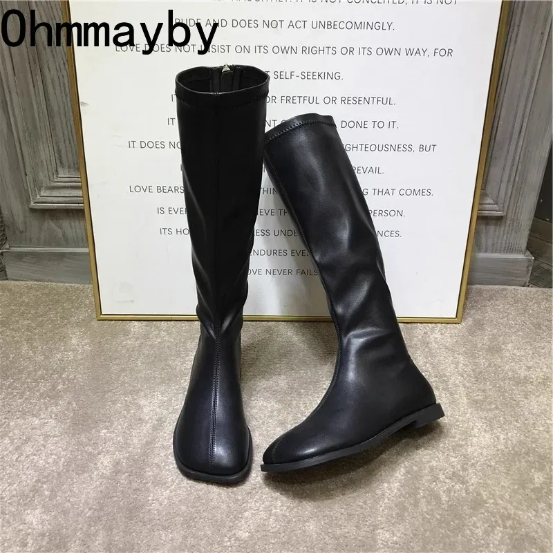 Sokak tarzı streç kadın diz yü - Knee High Boots Women incelemesi ve fiyatı