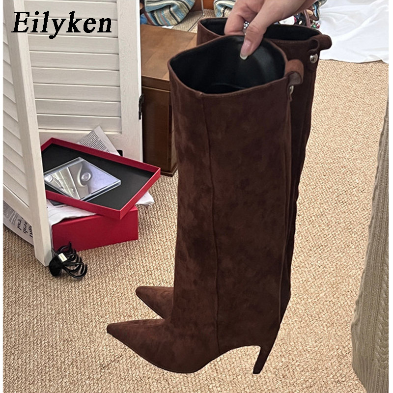 Eilyken Seksi İnce Yüksek Topu - Knee High Boots Women incelemesi ve fiyatı